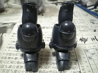 光武マリア機 足正面